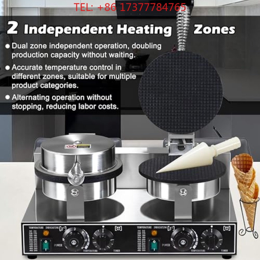 Waffle Cone Maker - Máquina Comercial para Hacer Conos de