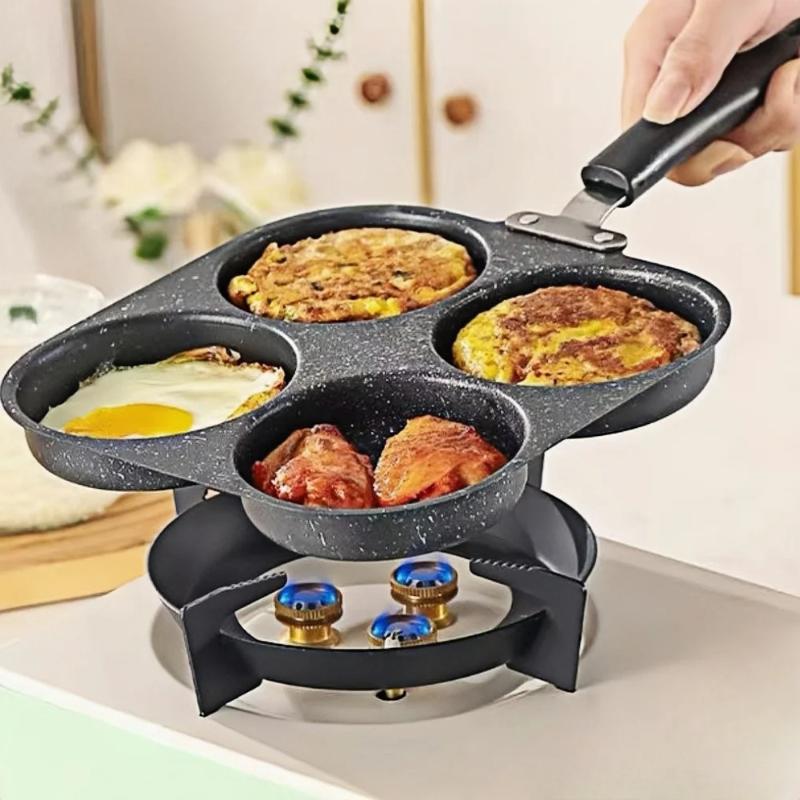 Mini Pancake Griddle - Sartén Antiadherente Multiusos para Huevos, Hamburguesas
