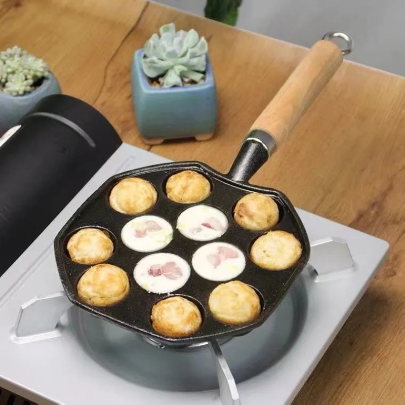 Takoyaki Grill Plate - Sartén Takoyaki para hornear, cepillo de