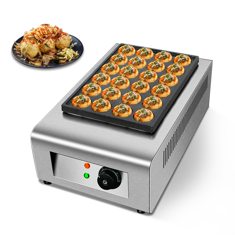 Takoyaki Grill Plate - Parrilla de bolas eléctrica comercial de