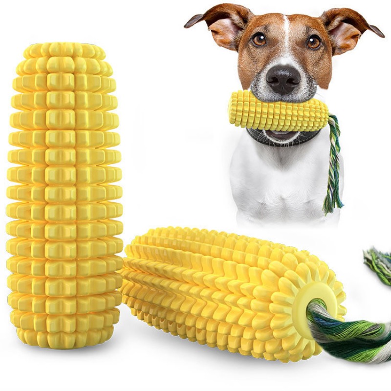 Corn Dog Stick - Juguete Masticable Duradero para Limpieza Dental