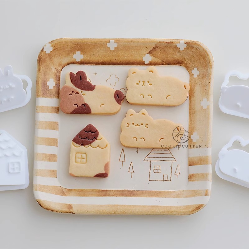 Bunny Cake Mold - Cortador de galletas de animales de