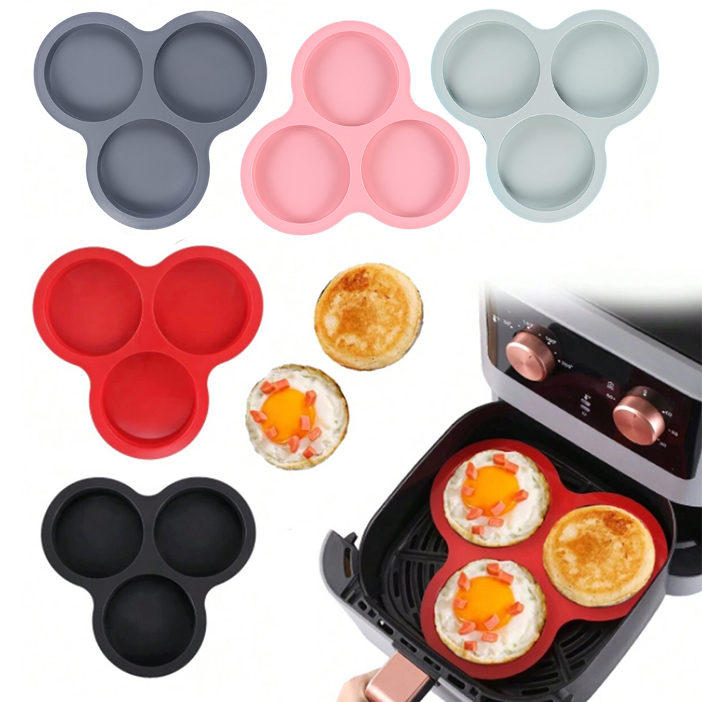 Egg Waffle Pan - Molde de silicona para huevos, freidora