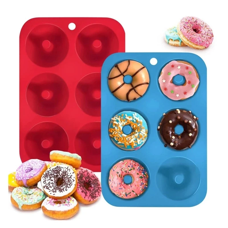 Donut Mold Silicone - Molde de silicona para Donuts con
