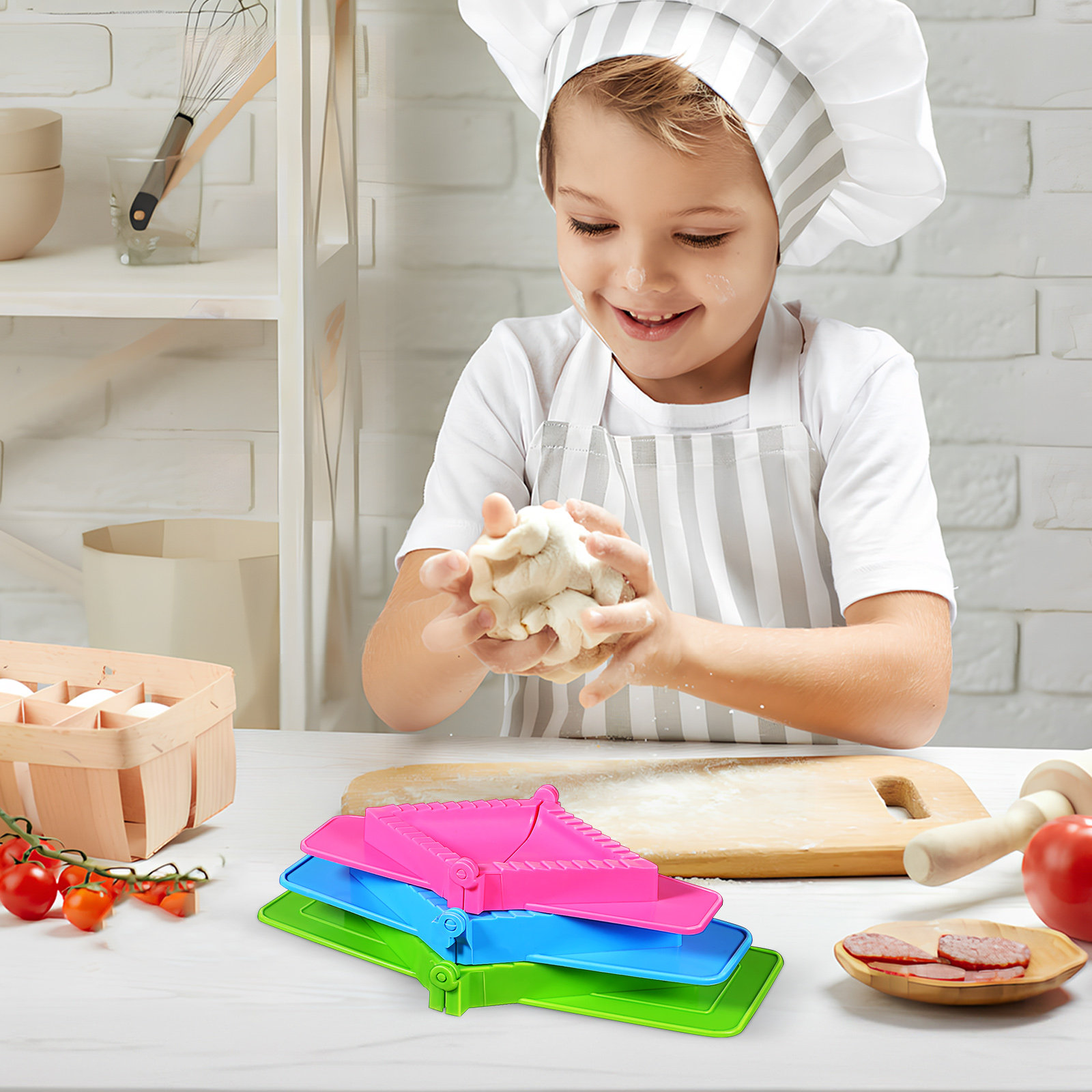 Dumpling Press Set - Juego de 3 Moldes para Empanadillas