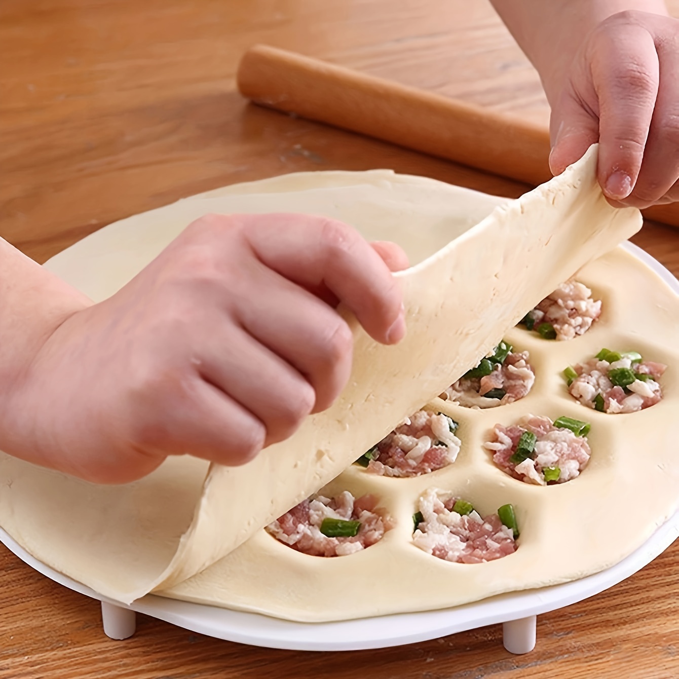 Dumpling Press Set - 1 unidad: molde Simple para dumplings