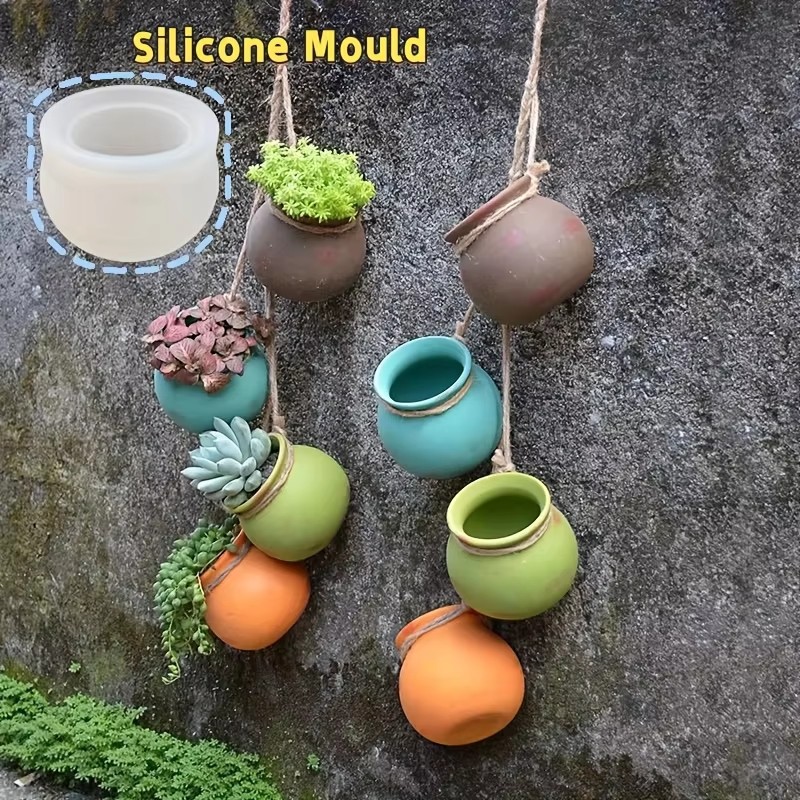Potsticker Mold - Moldes de silicona para macetas, moldes