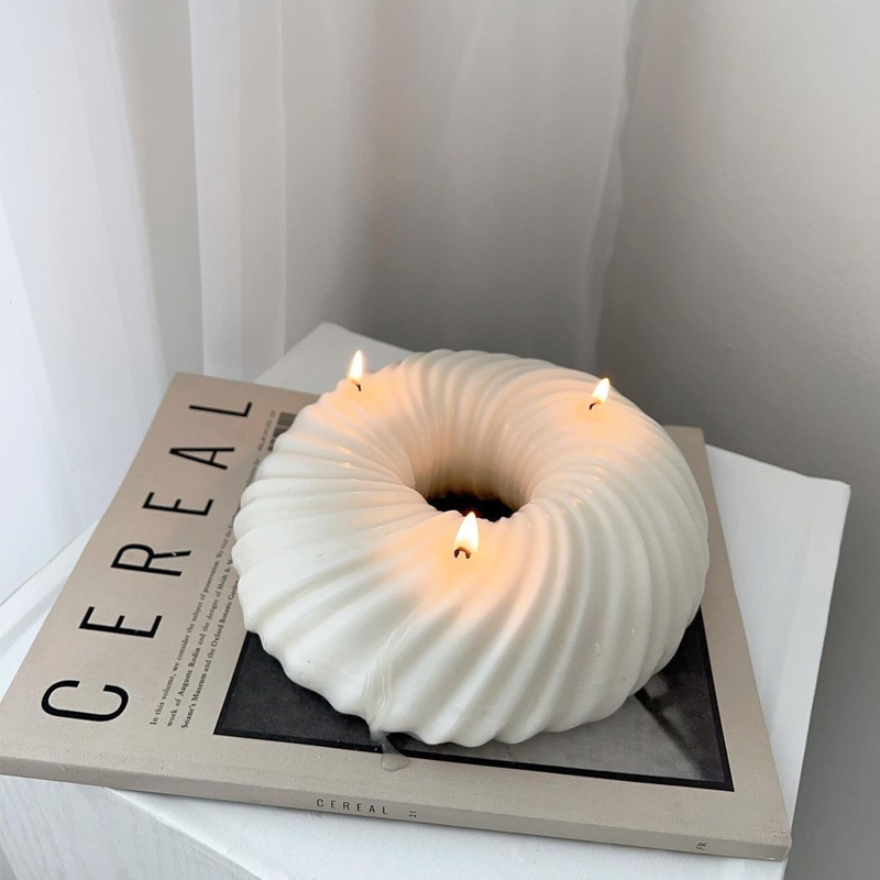 Donut Mold Silicone - Molde de vela de silicona con