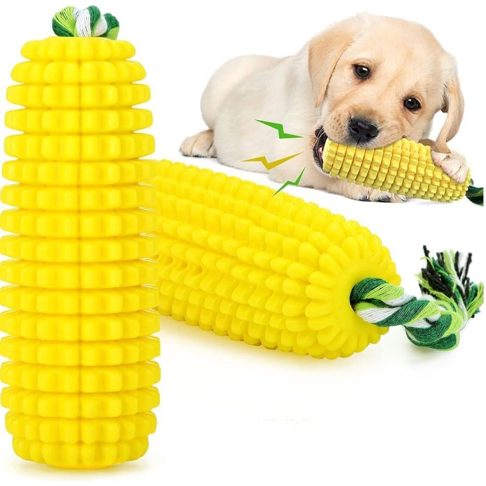 Corn Dog Stick - Juguete Masticable de Goma Resistente para