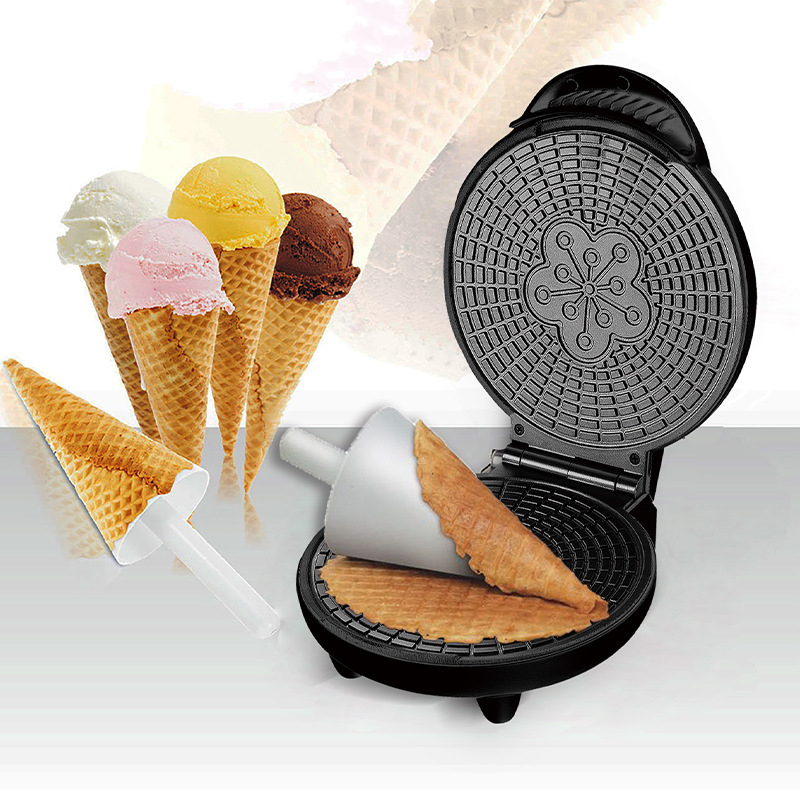 Waffle Cone Maker - Máquina eléctrica para hacer rollos de