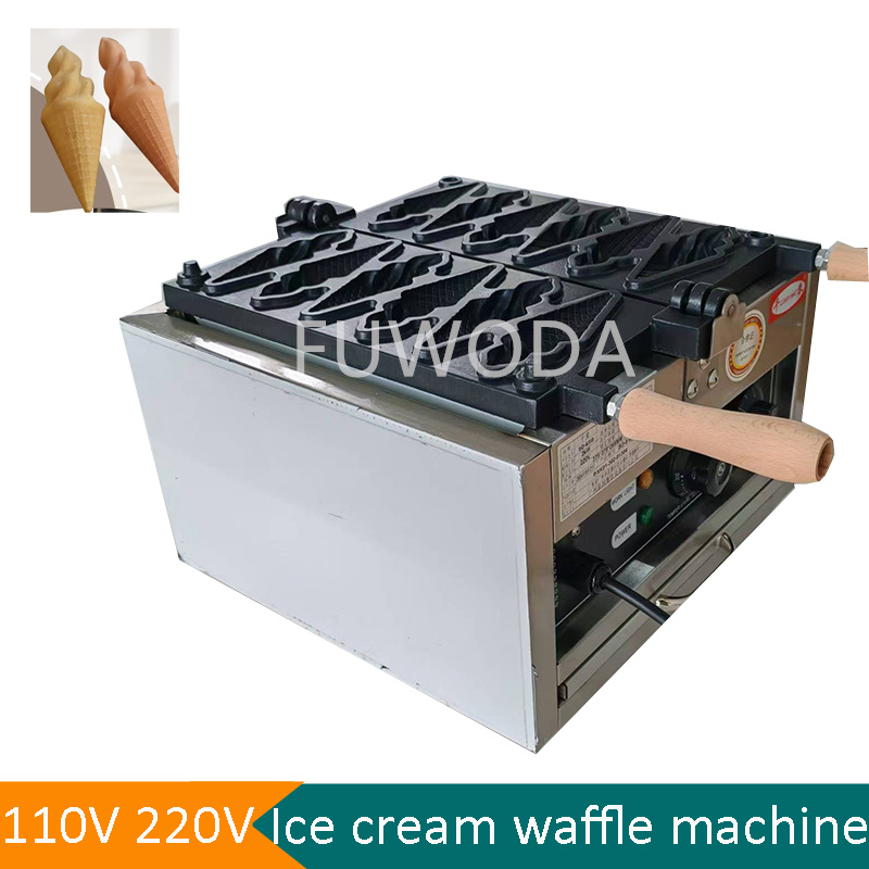 Waffle Cone Maker - Máquina Eléctrica para Hacer Conos de