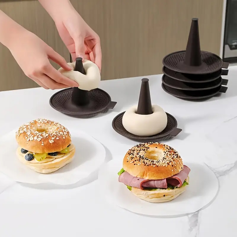Donut Mold Silicone - Juego de moldes para hornear de