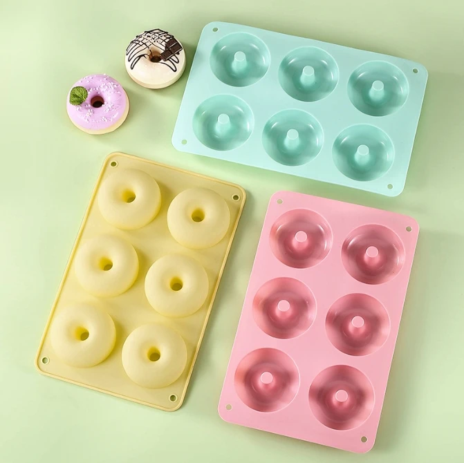 Donut Mold Silicone - Molde de Silicona para Donuts, Resistente