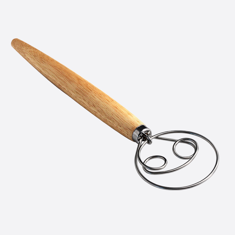 Danish Pancake Pan - Batidor de masa de acero inoxidable