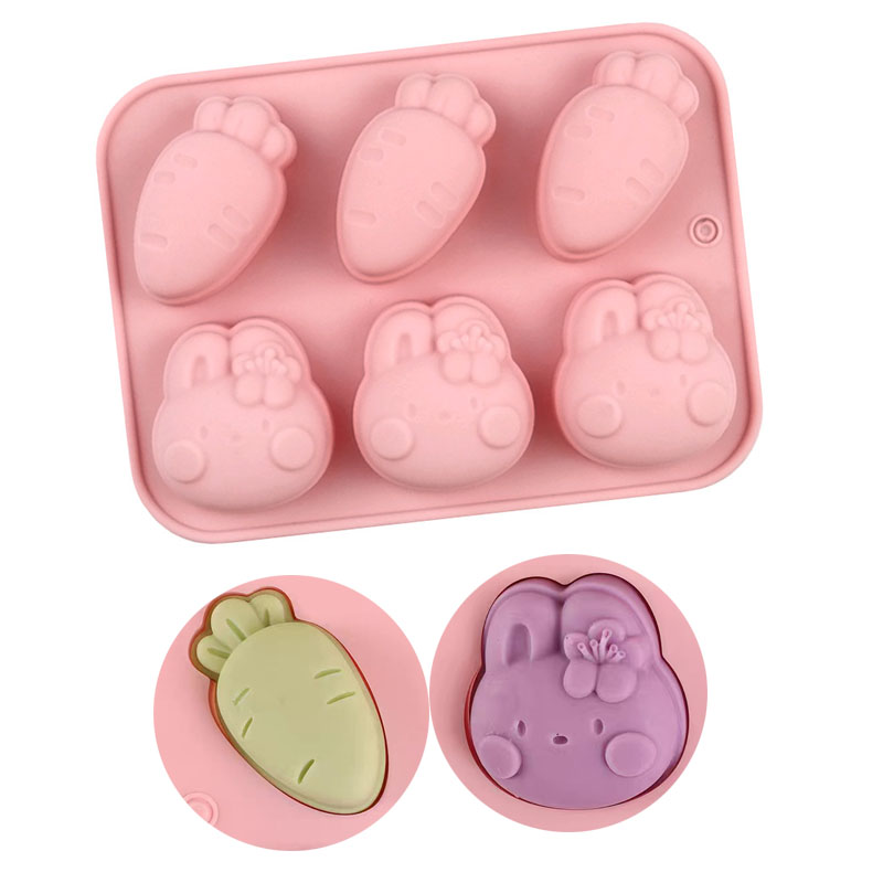 Bunny Cake Mold - Molde de silicona de dibujos animados,