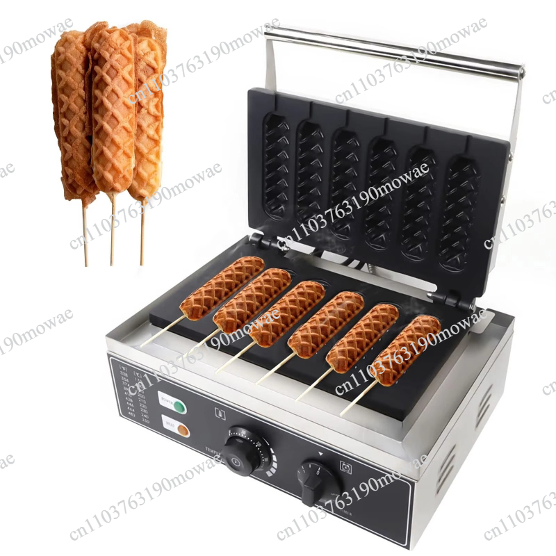 Corn Dog Stick - Máquina para Hacer Waffles Antiadherente de