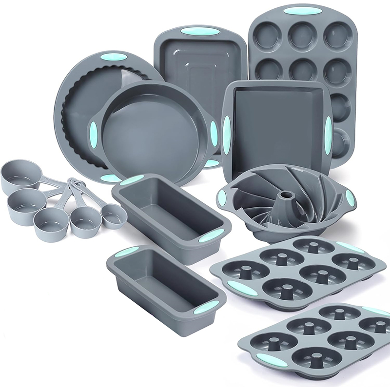 Donut Mold Silicone - Sartenes para pasteles estriadas de silicona,