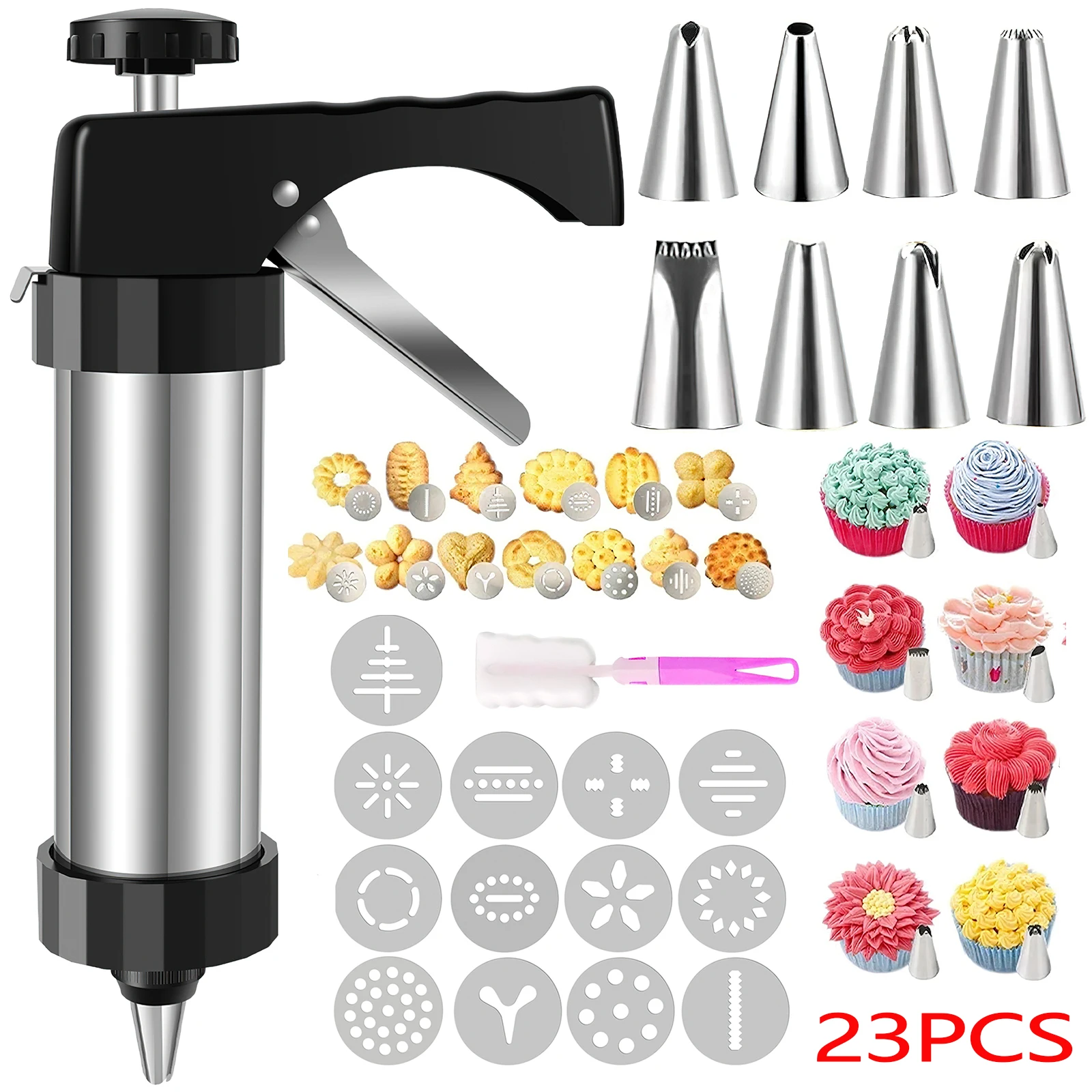 Churros Maker Gun - Pistola de Galletas Navideñas y Juego