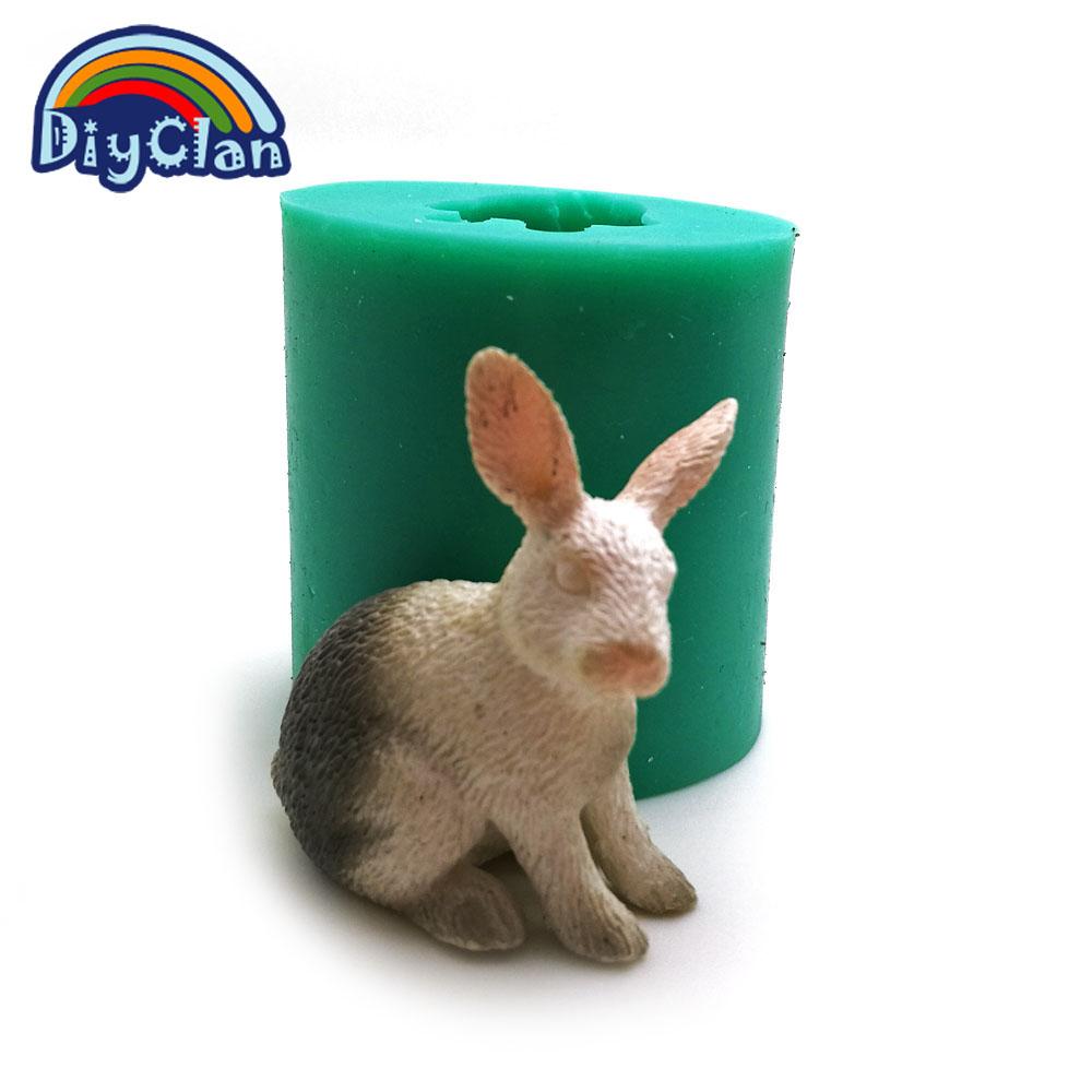 Molde de silicona 3D con forma - Bunny Cake Mold reseña y precio