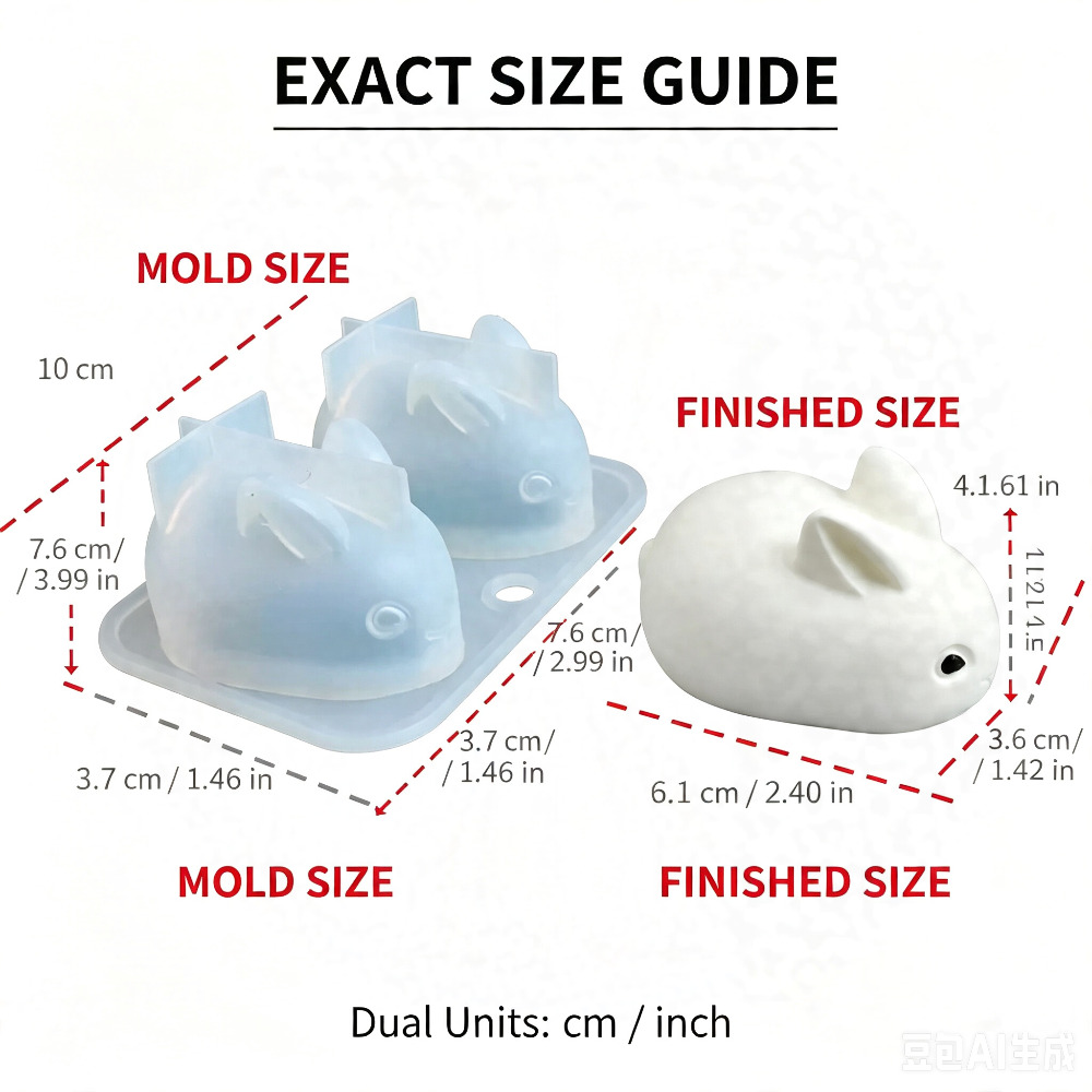 Molde de Silicona 3D de Conejo - Bunny Cake Mold reseña y precio