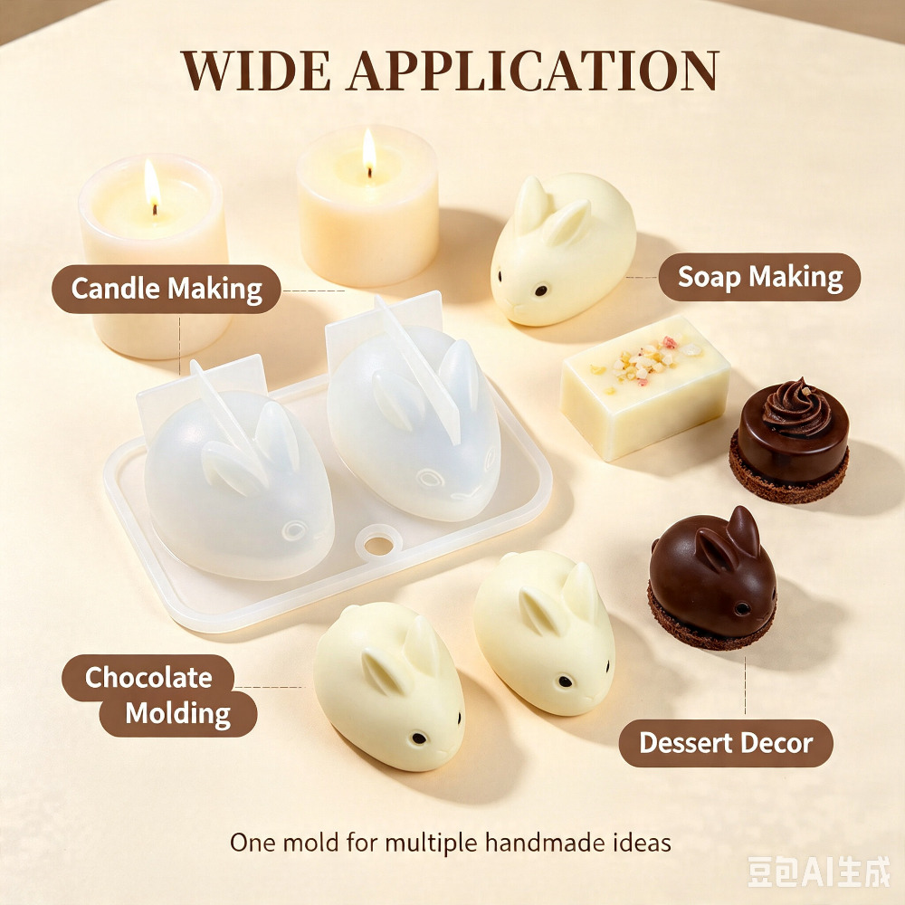 Molde de Silicona 3D de Conejo - Bunny Cake Mold reseña y precio