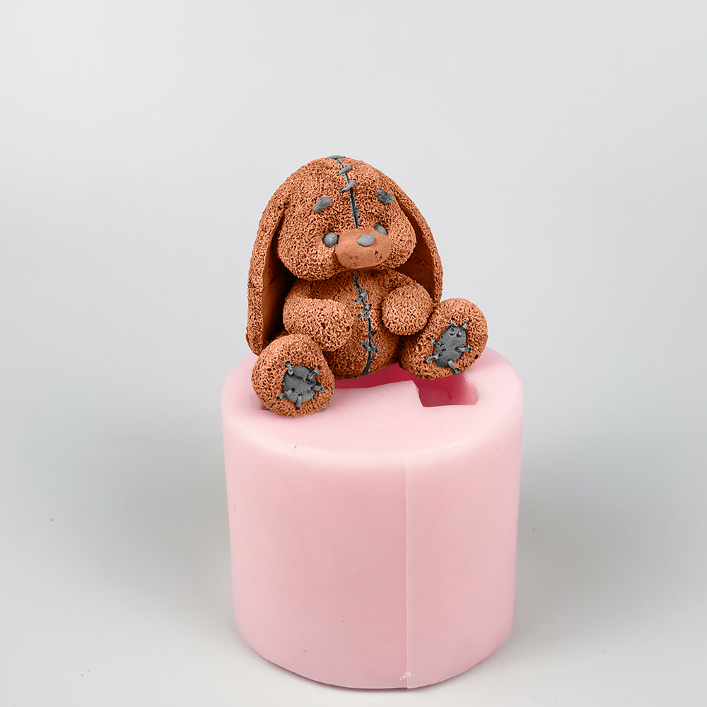 Molde de silicona 3D de dibujo - Bunny Cake Mold reseña y precio