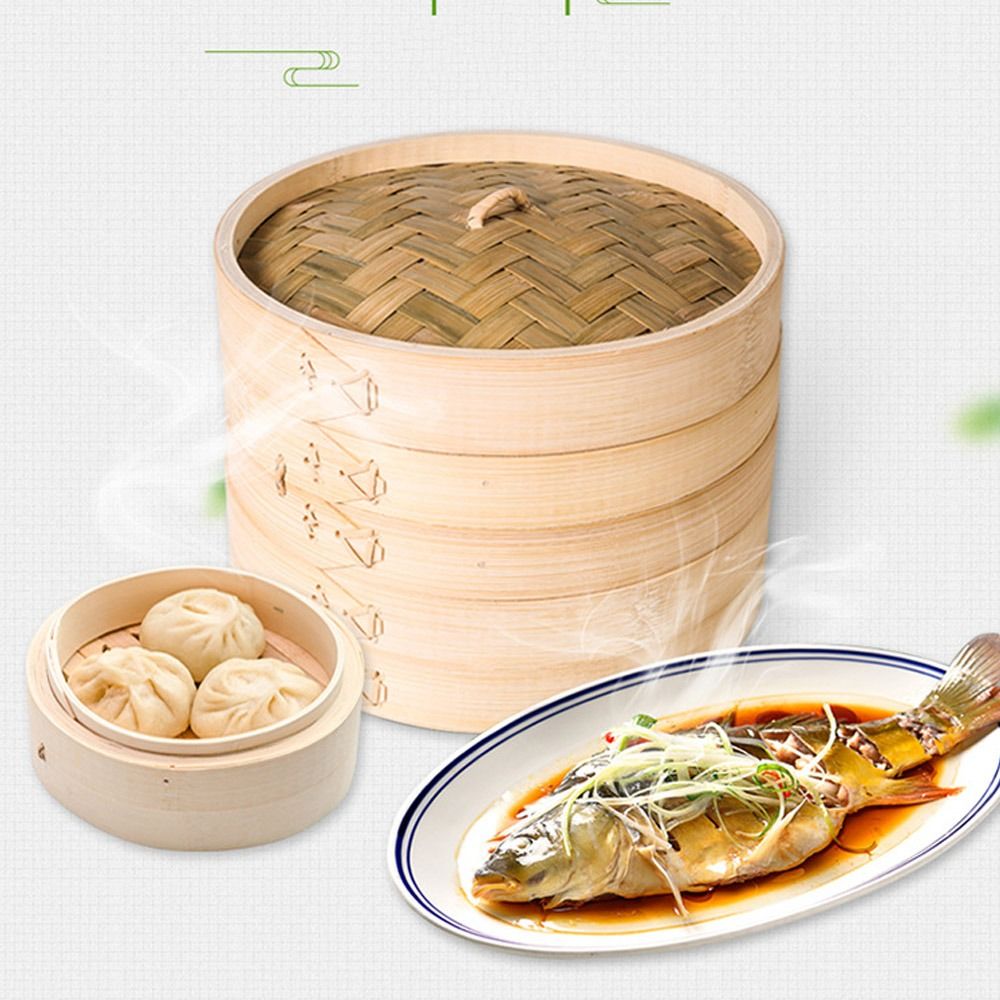 Vaporera China de Bambú con Ta - Bao Steamer Bamboo reseña y precio
