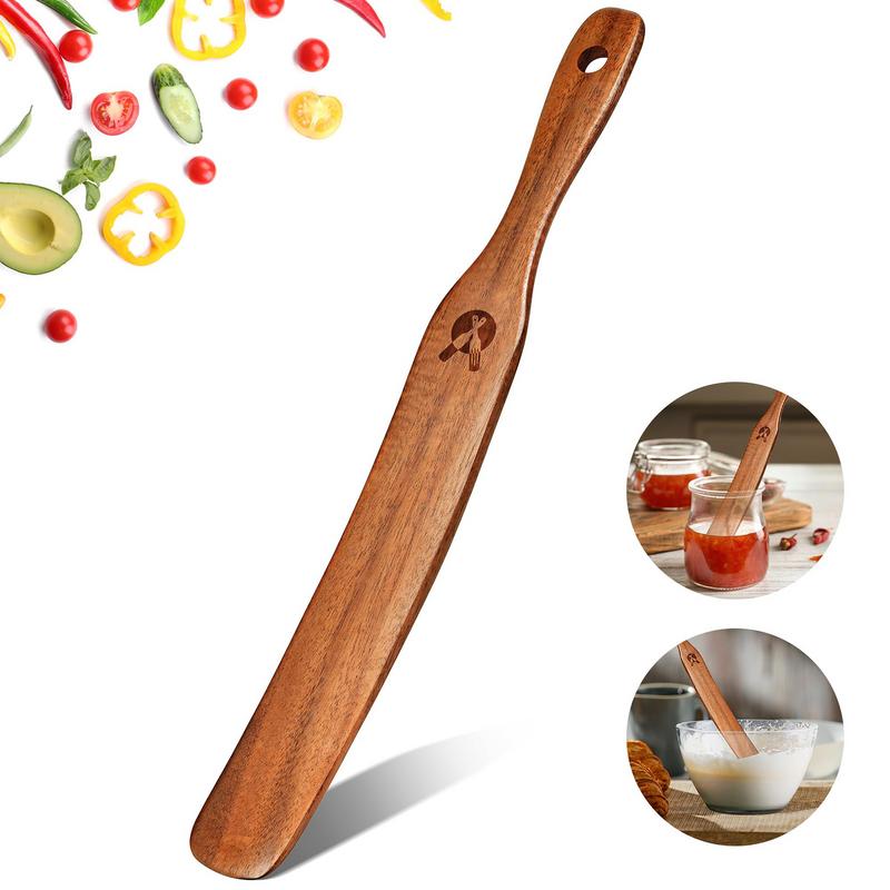 Palo para agitar de madera, ra - Okonomiyaki Spatula reseña y precio