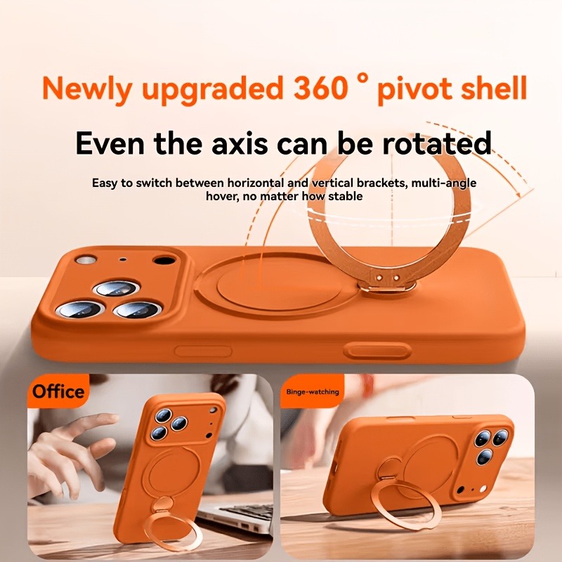 Funda de Silicona Líquida con  - Taco Stand Holder reseña y precio