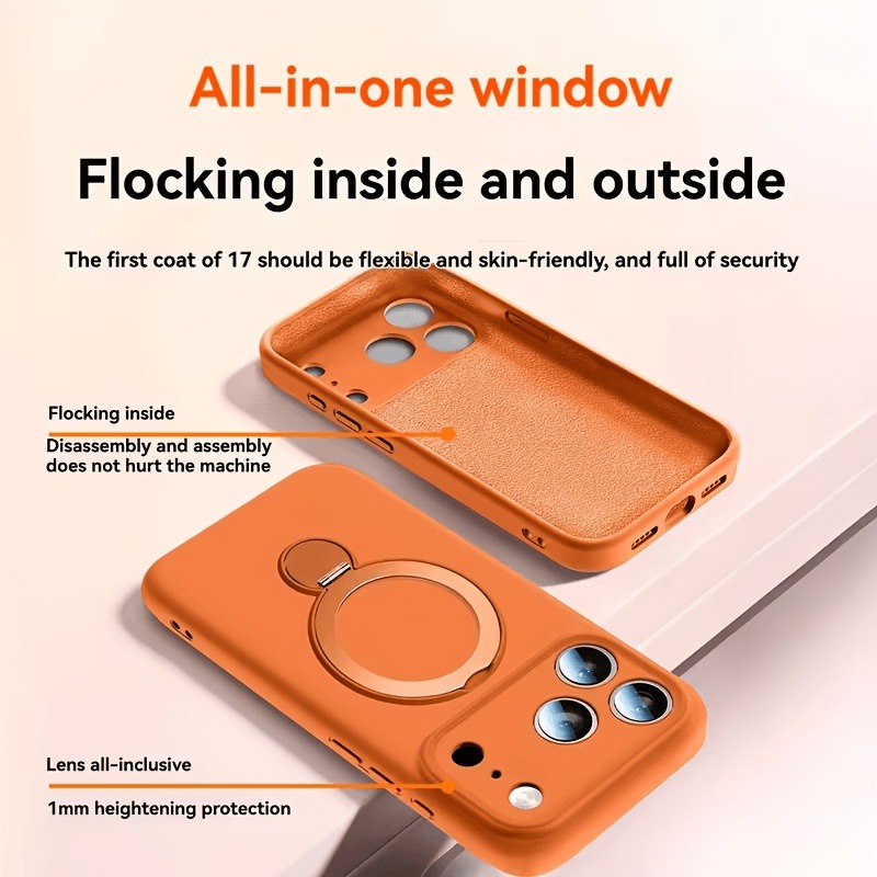 Funda de Silicona Líquida con  - Taco Stand Holder reseña y precio