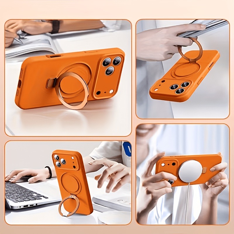 Funda de Silicona Líquida con  - Taco Stand Holder reseña y precio