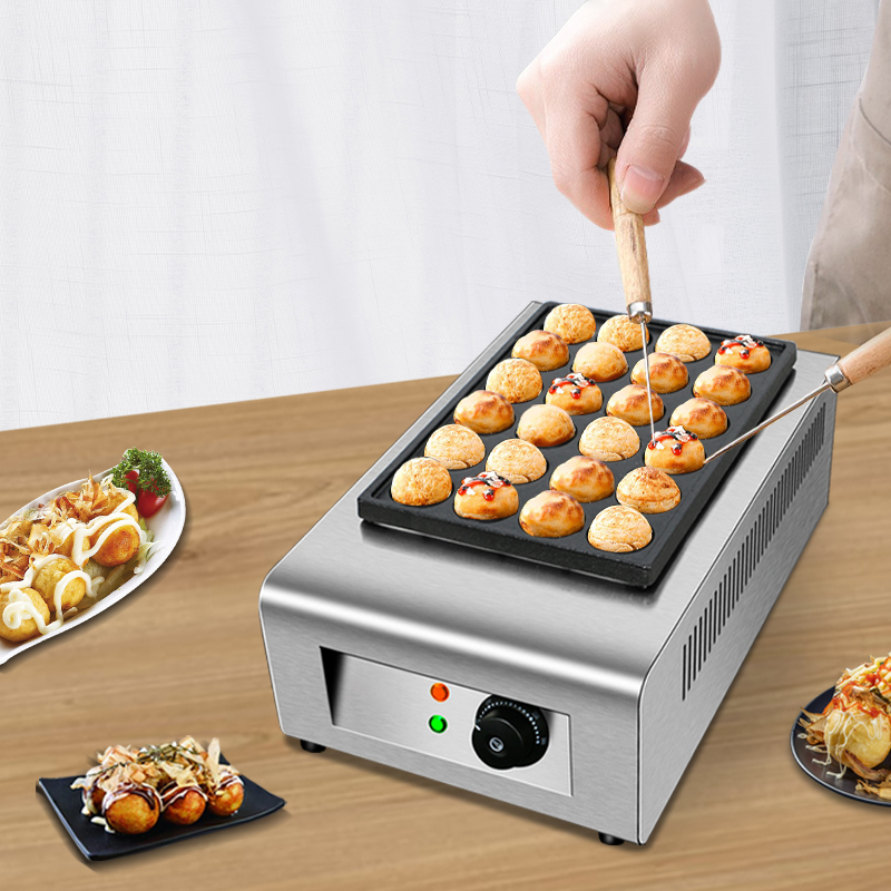 Parrilla de bolas eléctrica co - Takoyaki Grill Plate reseña y precio