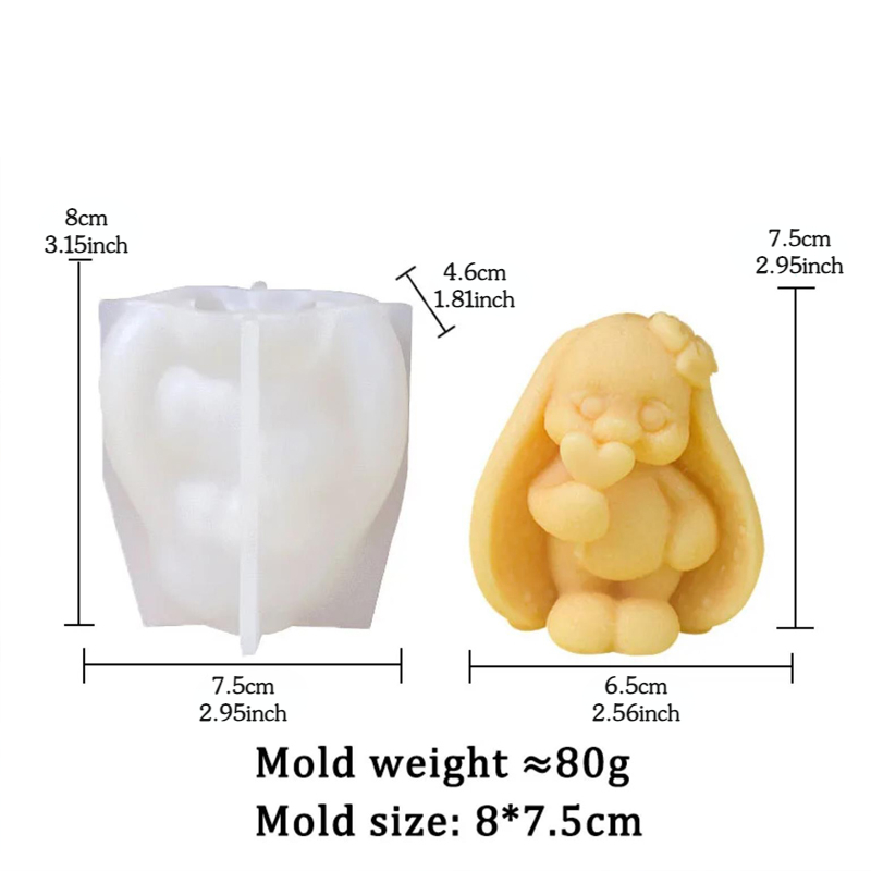 Moldes de silicona de conejo d - Bunny Cake Mold reseña y precio