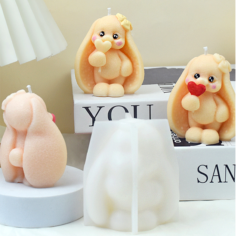 Moldes de silicona de conejo d - Bunny Cake Mold reseña y precio