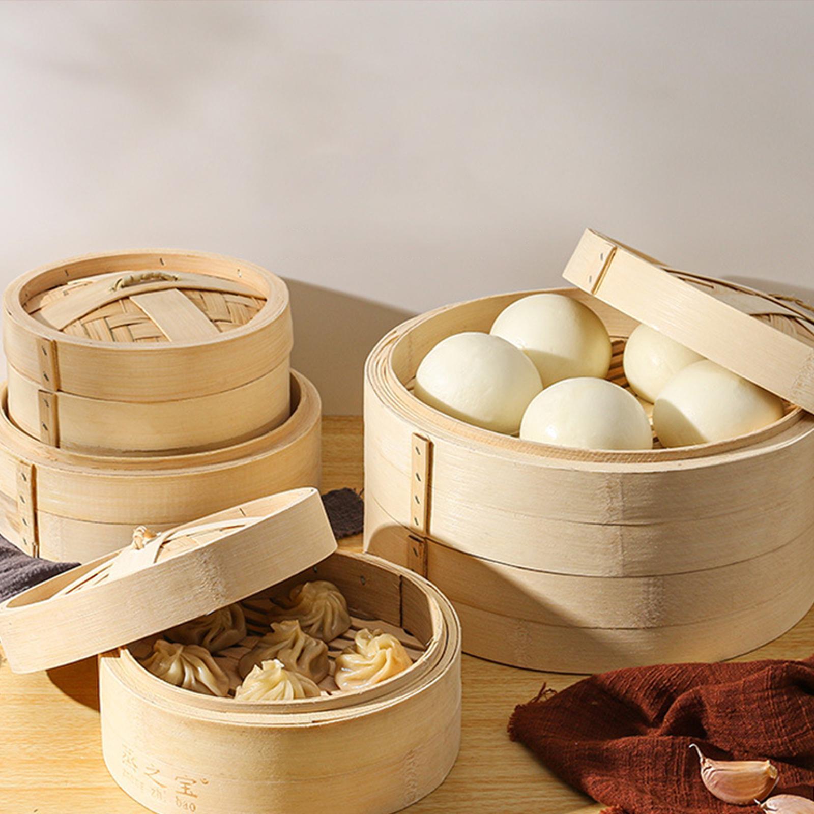 Cesta de vapor de bambú hecha  - Bao Steamer Bamboo reseña y precio