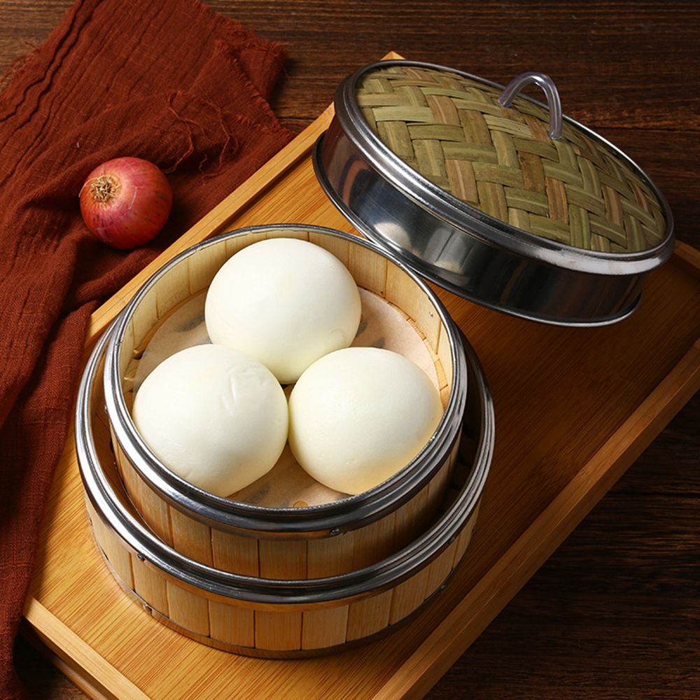 Cesta de vapor de bambú para d - Bao Steamer Bamboo reseña y precio