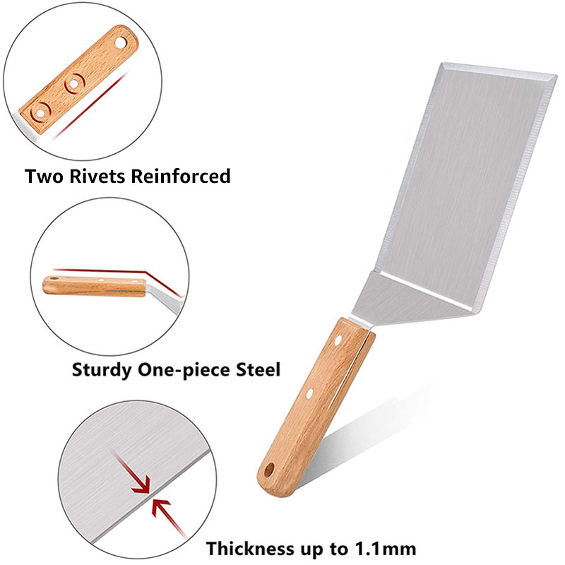 Juego de espátulas profesional - Okonomiyaki Spatula reseña y precio