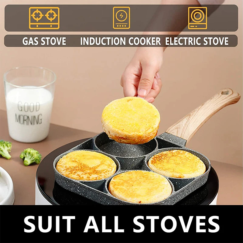 Sartén para Huevos y Panqueque - Mini Pancake Griddle reseña y precio