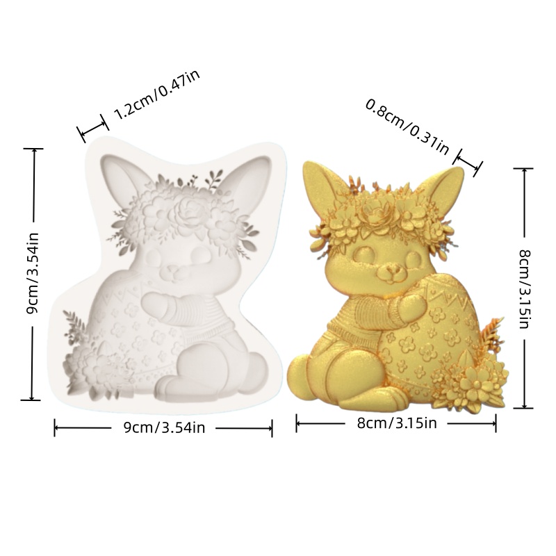 Molde de Silicona para Hornear - Bunny Cake Mold reseña y precio