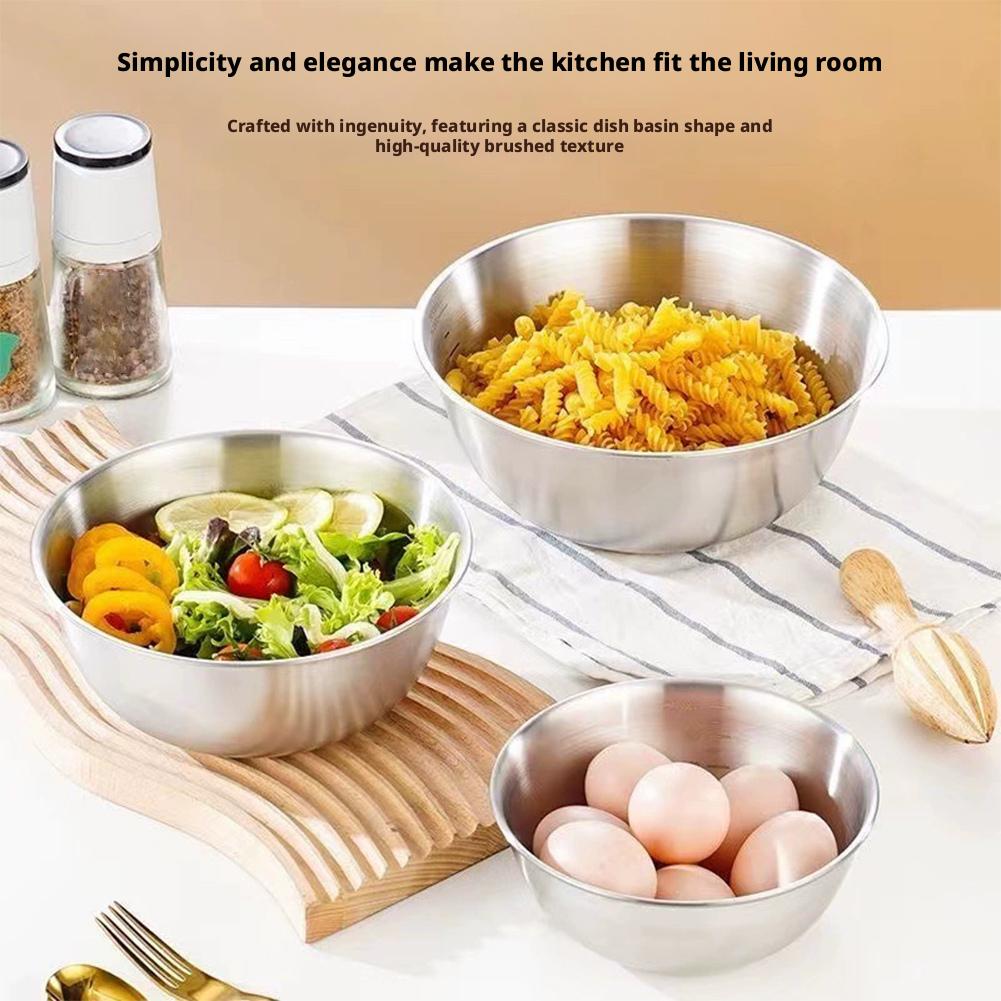 Tazón para ensalada de acero i - Dim Sum Basket reseña y precio