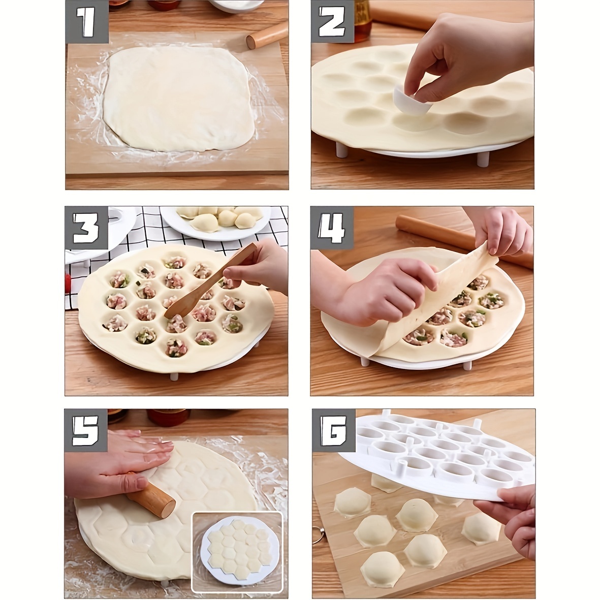 1 unidad: molde Simple para du - Dumpling Press Set reseña y precio