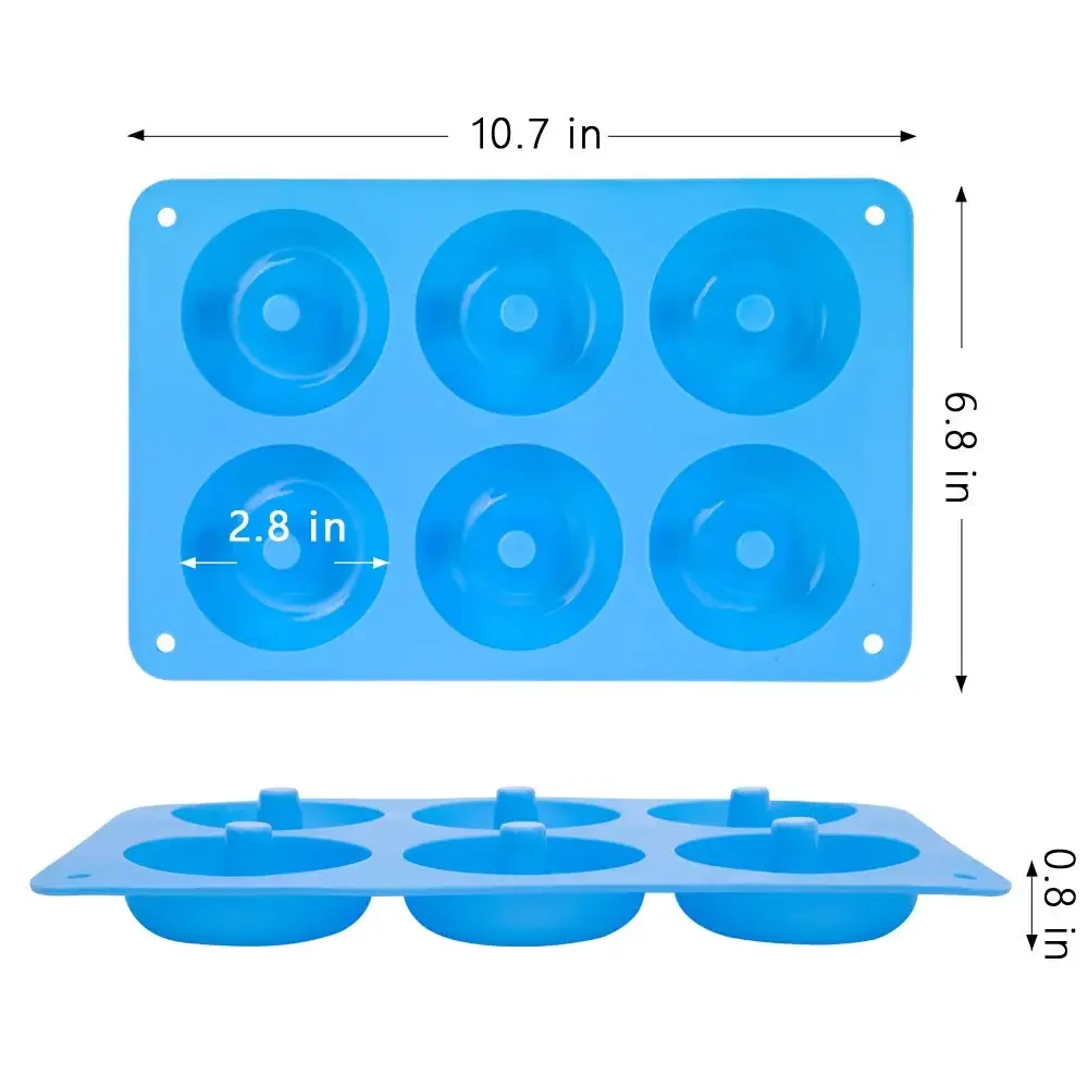 1/2 Uds. Molde de silicona par - Donut Mold Silicone reseña y precio