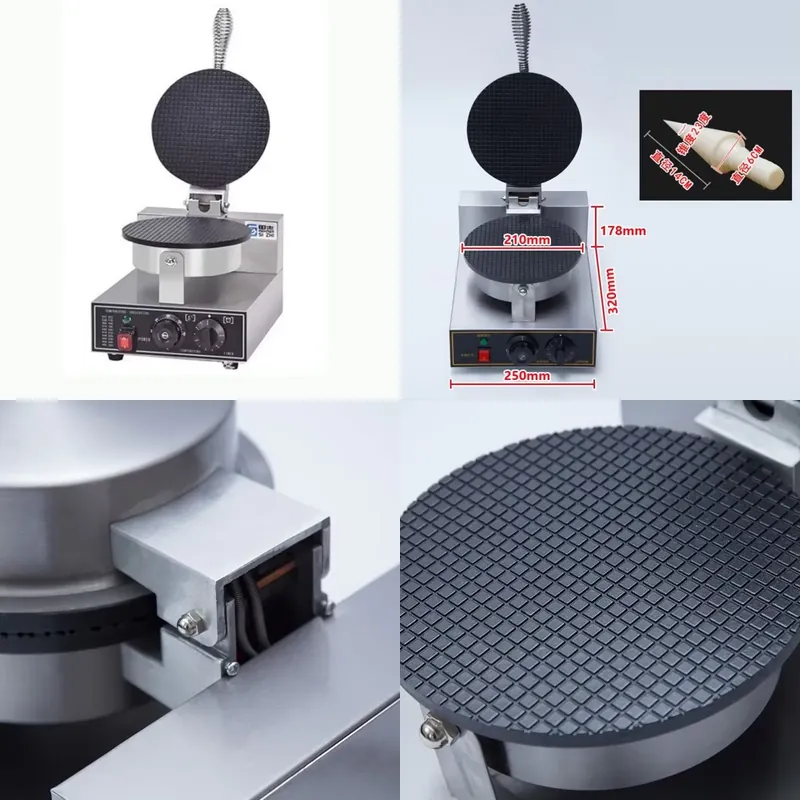 Máquina para Hacer Waffles Elé - Waffle Cone Maker reseña y precio