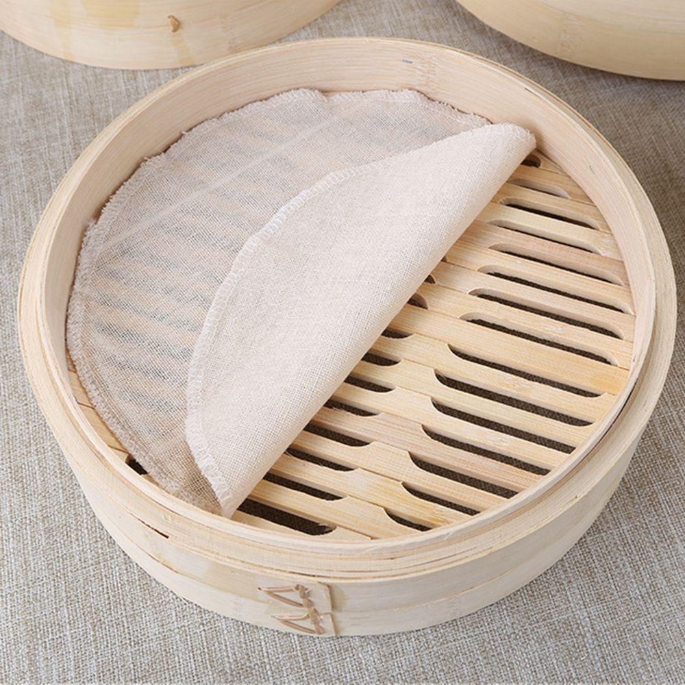 Cesta de vapor con mango para  - Bao Steamer Bamboo reseña y precio