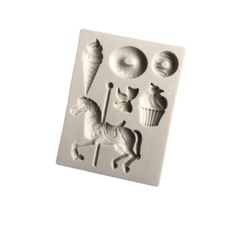 Troya caballo helado donut mol - Donut Mold Silicone reseña y precio