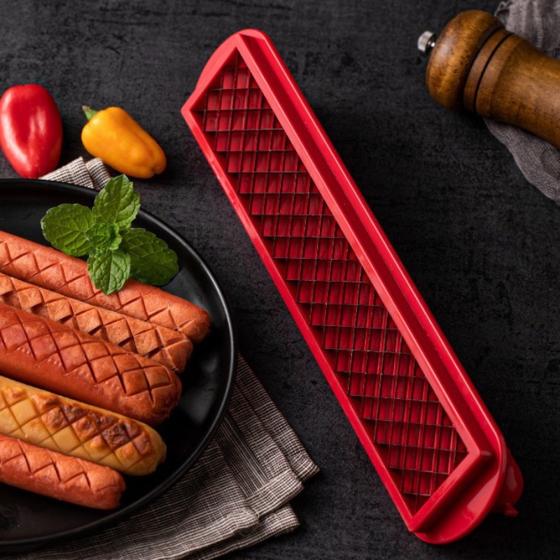 Nuevo rebanador multifuncional - Hot Dog Press reseña y precio