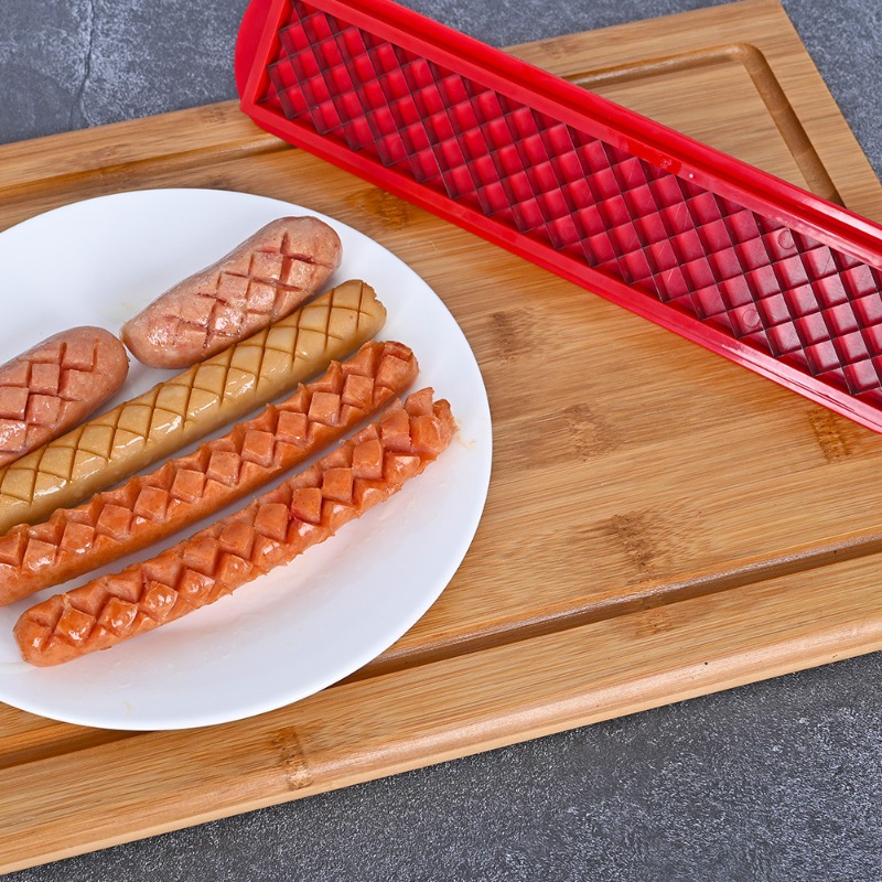 Nuevo rebanador multifuncional - Hot Dog Press reseña y precio