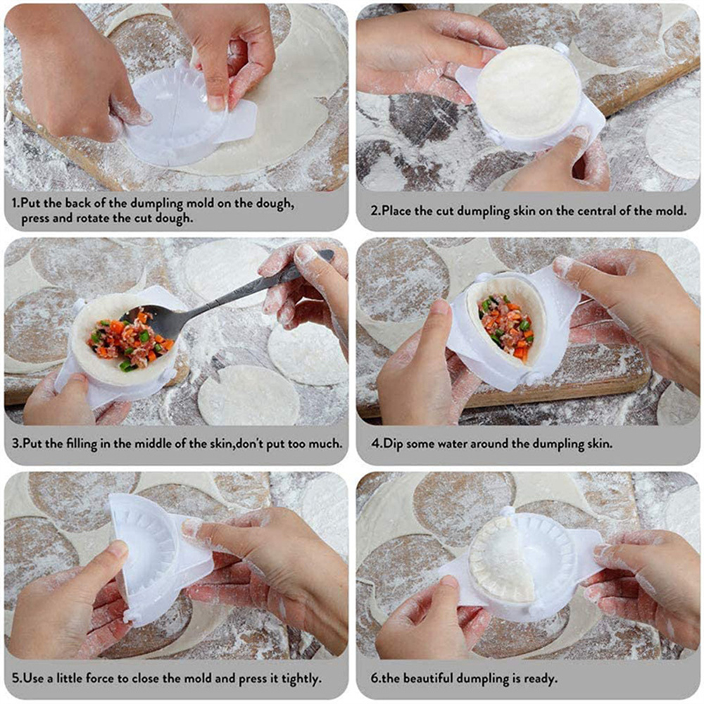 Molde para dumplings de 4 tama - Dumpling Press Set reseña y precio