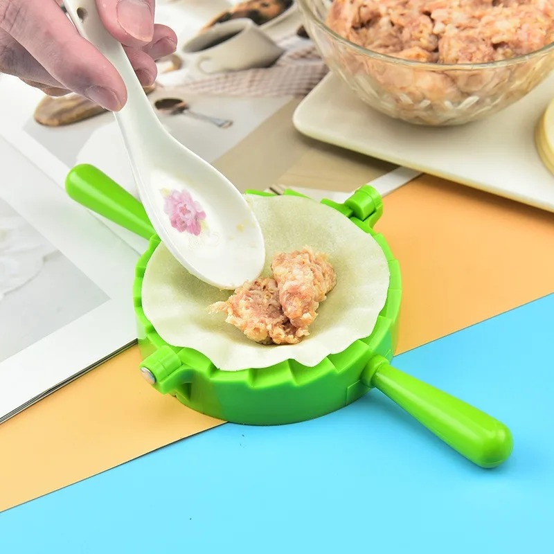 Molde de masa prensada a mano, - Dumpling Press Set reseña y precio