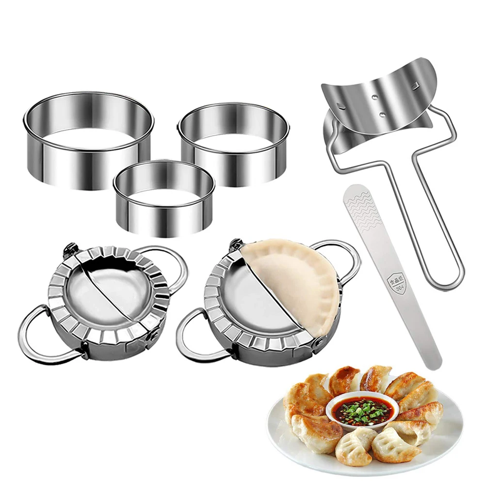 Molde para dumplings de acero  - Dumpling Press Set reseña y precio